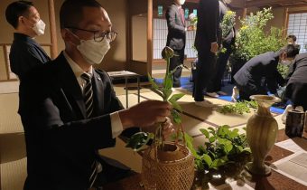 上田宗箇流直心会の６月例会「茶花例会」の開催