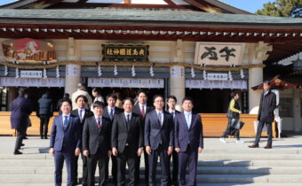 広島護国神社にて初詣