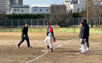 野球同好会キャンプ　２日目
